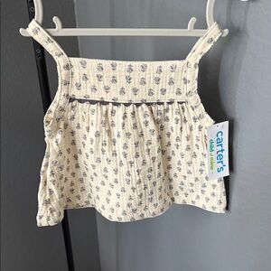 Carter's Cream and Grey Baby Set